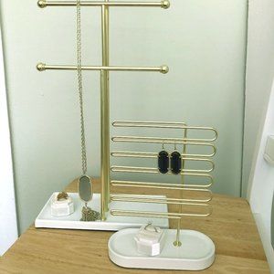 Umbra Gold Jewelry Organizer Set